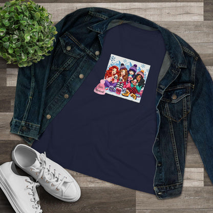 Girls Weekend Cheers to Cocoa, Friendship, and Snowy Shenanigans! - Women's Softstyle Tee - Whippie's