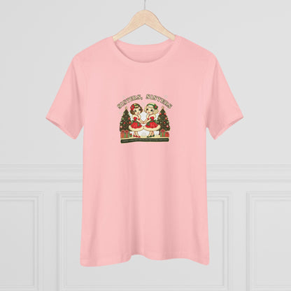 Sisters, Sisters (Blonde Sisters) - There Were Never Such Devoted Sisters! 👭🏼🎄 Women's Softstyle Tee - Whippie's
