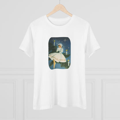 Hi! Lady in White - Women's Tee - Whippie's