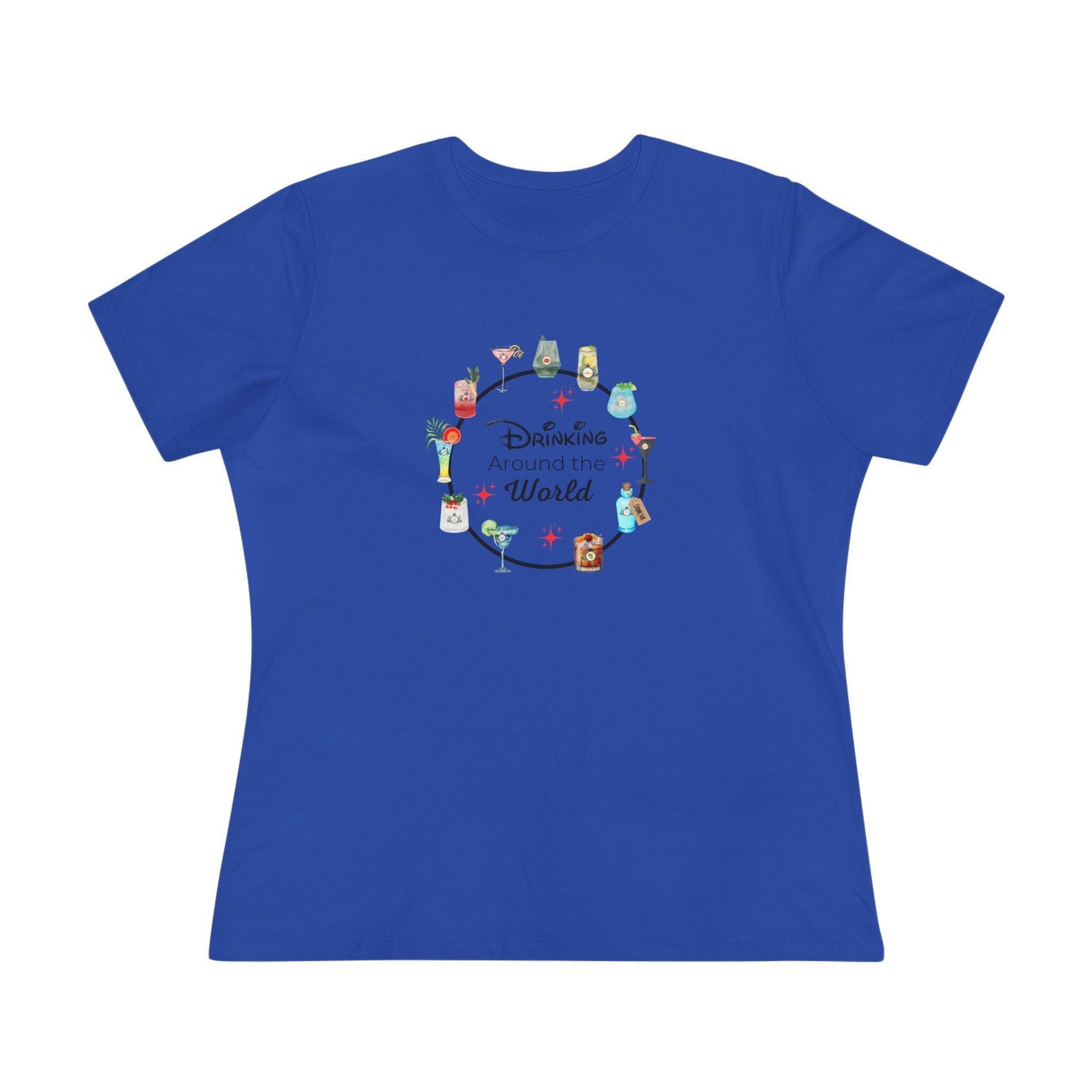 Drinking Around the World - Princess - Women's Softstyle Tee - Whippie's