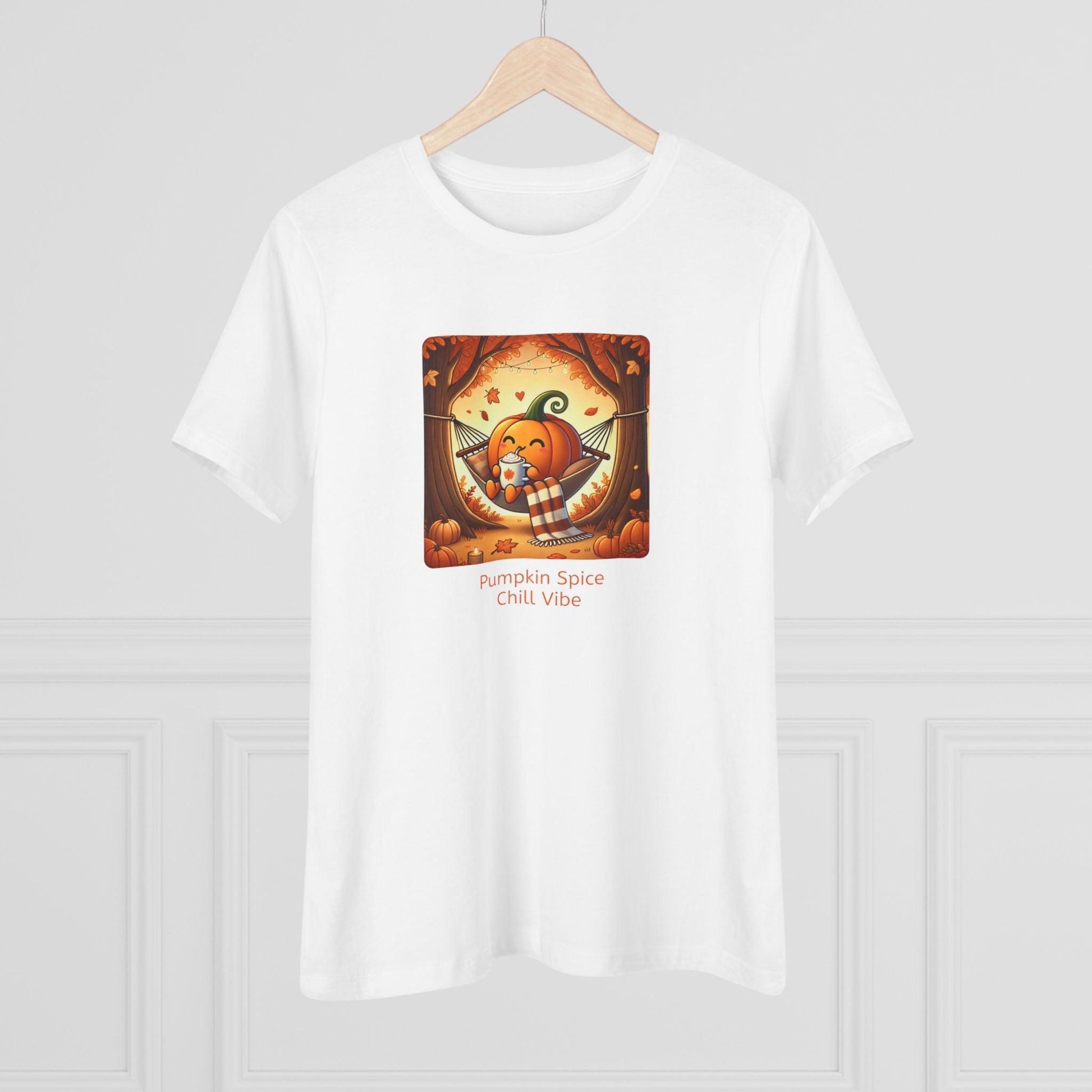 Pumpkin Spice, Chill Vibe - Women's Softstyle Tee - Whippie's