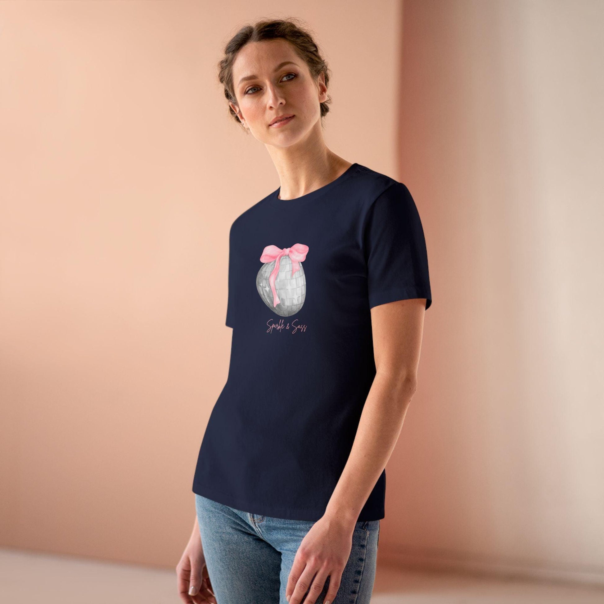 Sparkle & Shine Disco Ball Women's Softstyle Tee - Dance the Night Away! ✨ - Whippie's
