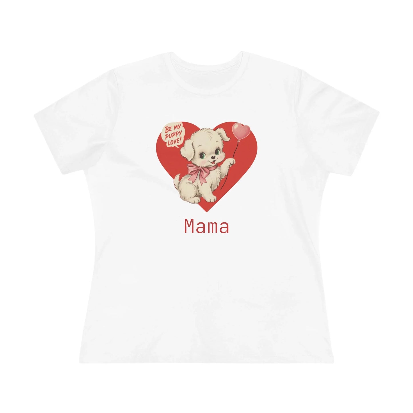 Matching Valentine Tee | Mama Puppy Love - Personalizable