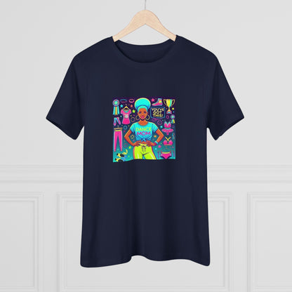 Dance Mom: You've Got This - Blue Hair Mom- You've Got This - Women's Softstyle Tee - Whippie's