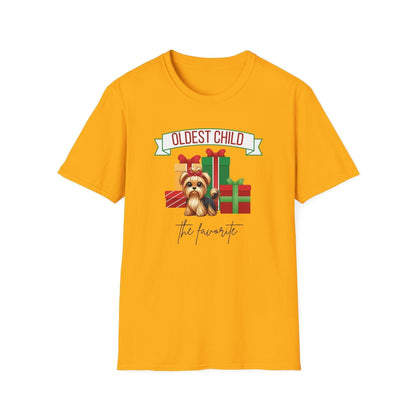 The Oldest Child, The Favorite 🎁🐶 Yorkie - Unisex Tee! 🎁👑 - Whippie's
