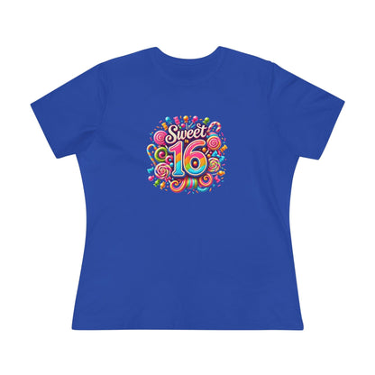 Sweet 16 Tee - Let's Celebrate! 🎉🍭 - Women's Softstyle Tee - Whippie's