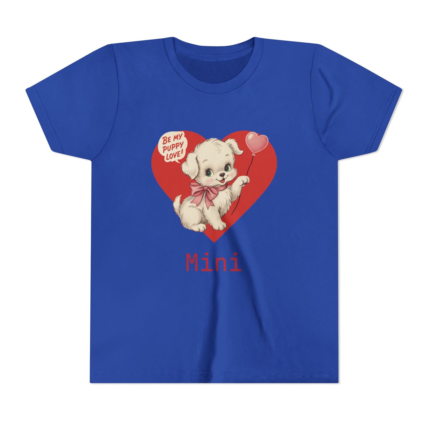 Matching Valentine Tee | Youth Puppy Love - Personalizable