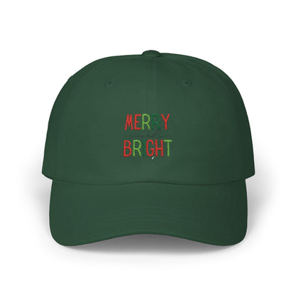 Merry and Bright - Embroidered Baseball Cap 🌈✨ - Whippie's