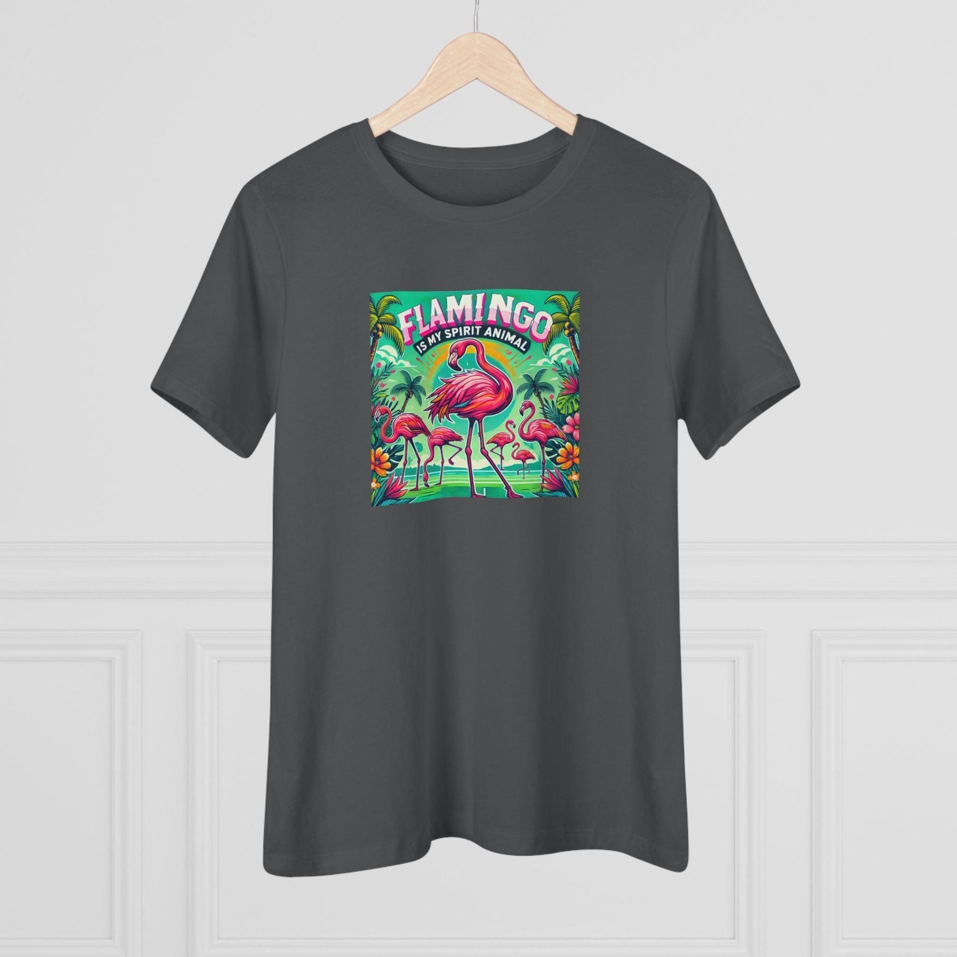 Flamingo is My Spirit Animal - Women's Softstyle Tee - Whippie's