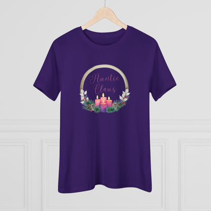Auntie Claus - Christmas Cheer! 🤶🎄 Women's Softstyle Tee - Whippie's