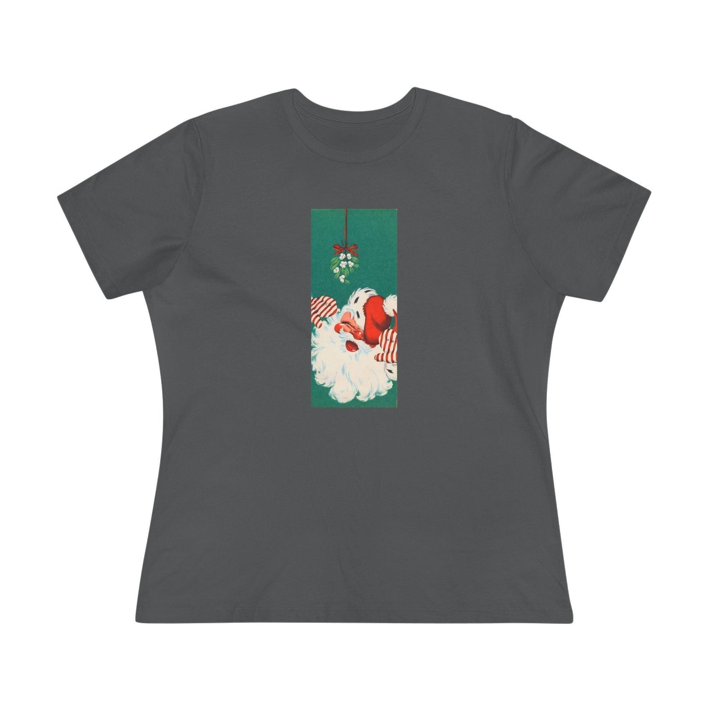 Santa Mistletoe Kisses - Women's Tee - Whippie's