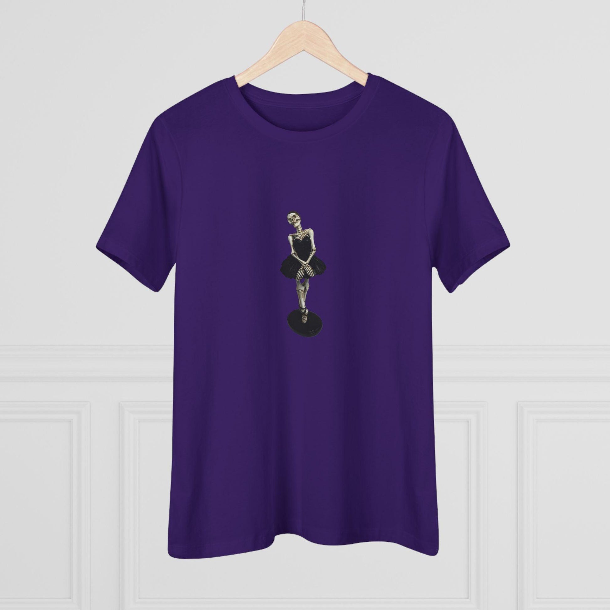 Ballerina Bones - Spooktacularly Stylish! ☠️🩰 - Women's Softstyle Tee - Whippie's