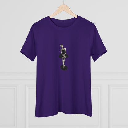 Ballerina Bones - Spooktacularly Stylish! ☠️🩰 - Women's Softstyle Tee - Whippie's