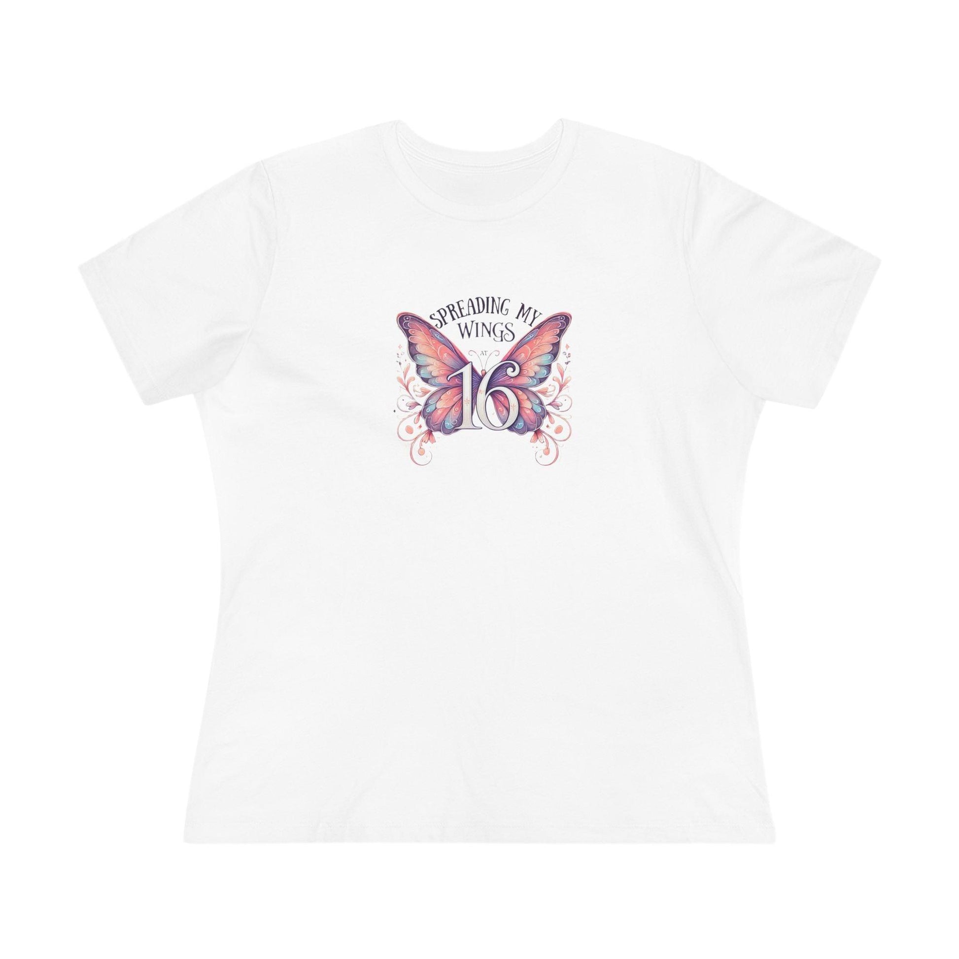 Spread My Wings at 16 - Soaring into a New Chapter 🦋 - Women's Softstyle Tee - Whippie's