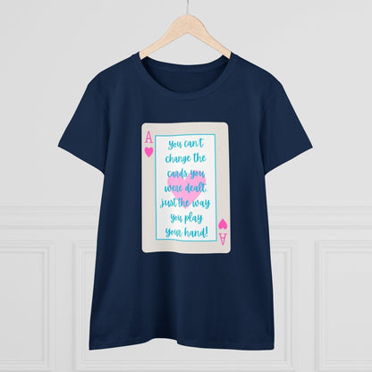 💖 Ace of Hearts 💪 Women's Tee ✨ Play your hand like a queen! 👑 - Whippie's