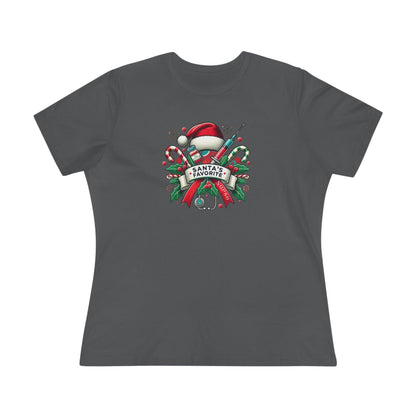 Santa's Favorite Nurse - Women's Softstyle Tee - Whippie's