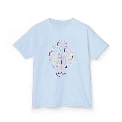 Easter Egg-stravaganza Kids Heavy Cotton Tee - Hop into Easter Fun! - Personalizable - Whippie's