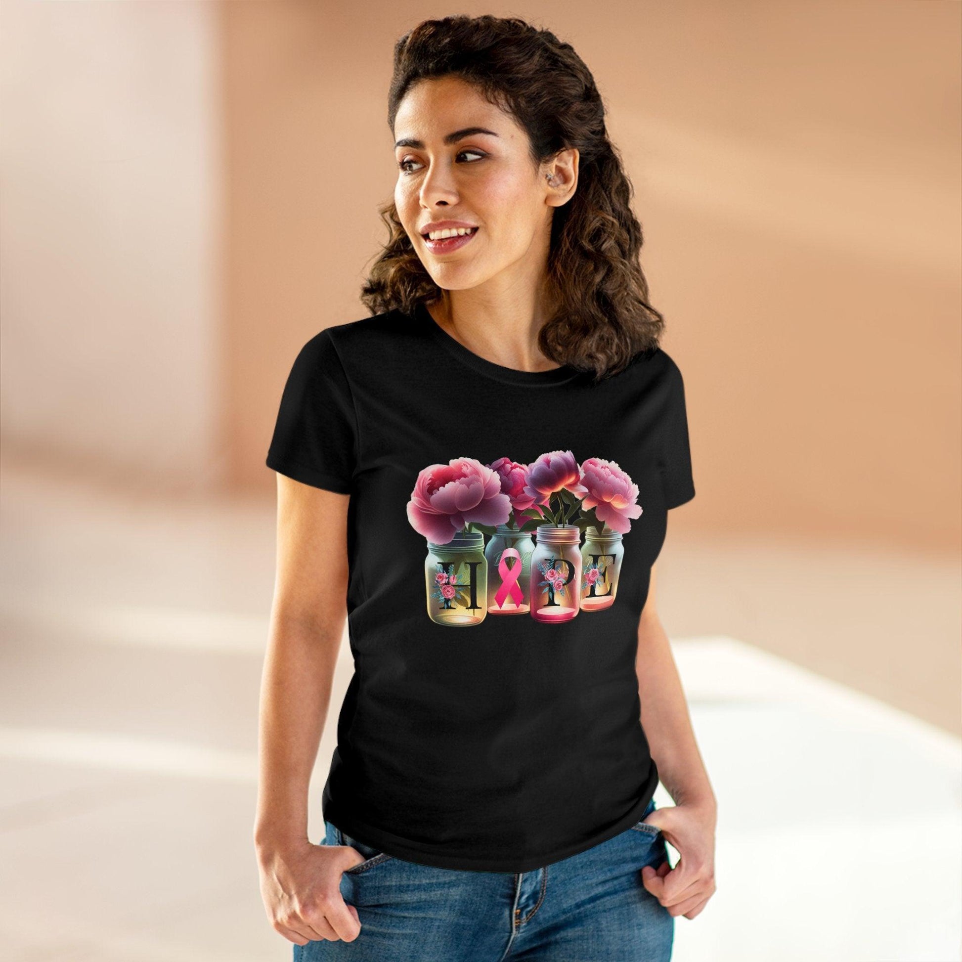 🌸 HOPE 🎀 Women's Tee 💖 A symbol of strength and resilience. - Whippie's