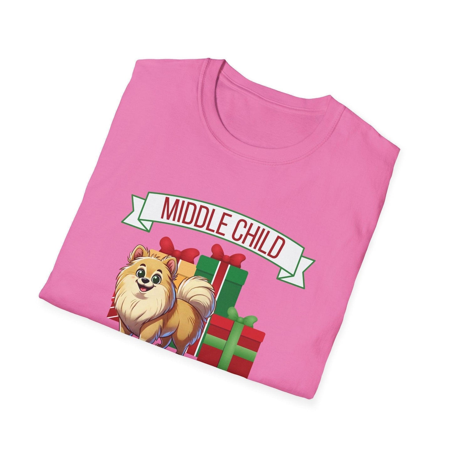 Middle Child, The Favorite 🎁🐶 Pomeranian - Unisex Tee! 🎁👑 - Whippie's