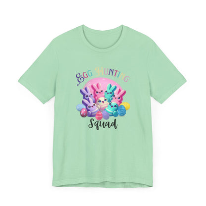 Egg Hunting Squad Unisex Jersey Tee - 🐣🐰 Hop into Easter Fun! 🐰🐣 - Whippie's