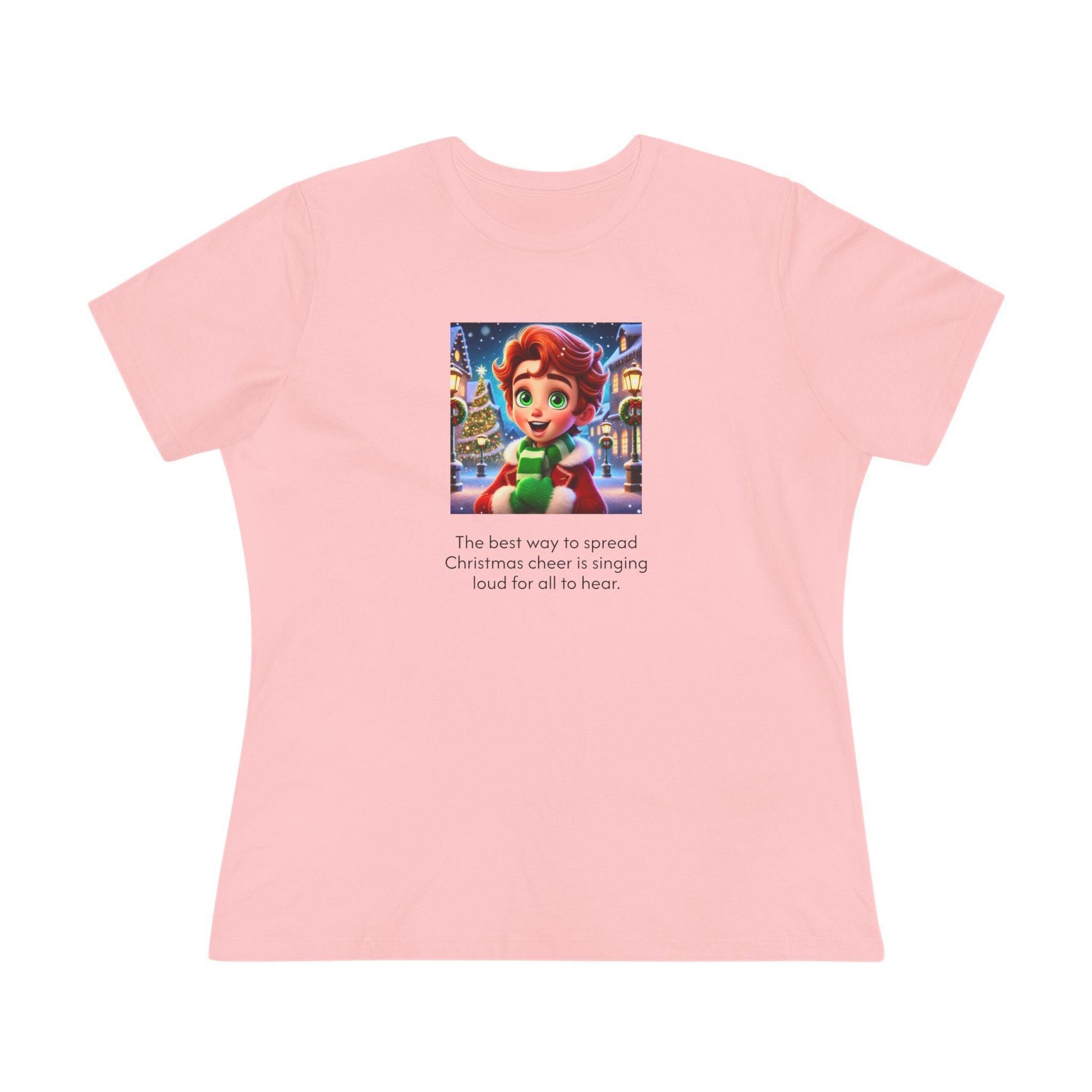 Caroler - Christmas Cheer - RH Boy - Women's Tee - Whippie's