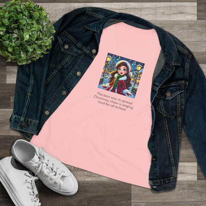Caroler - Christmas Cheer - BHLBE Girl - Women's Tee - Whippie's