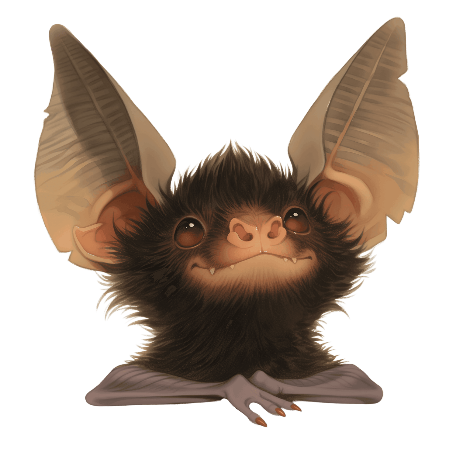 Spooky Cute Bat V-neck Tee - Whippie's