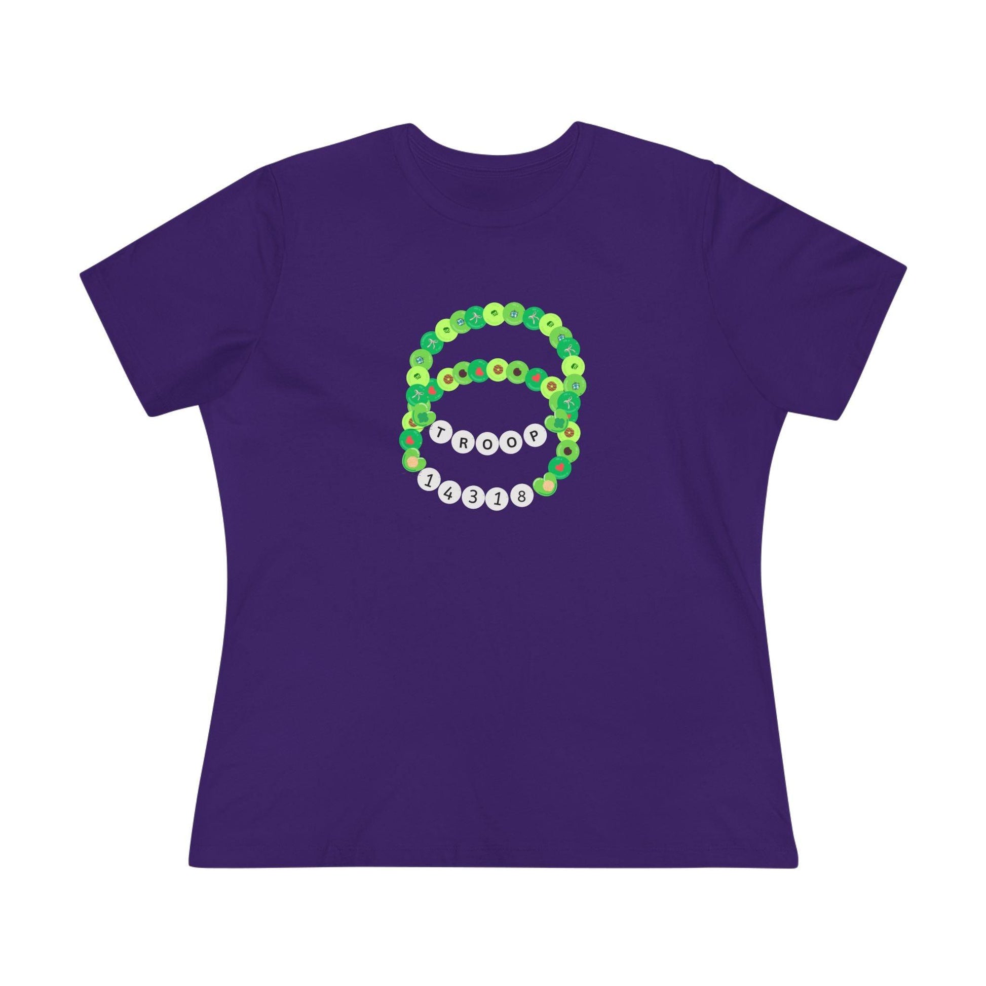 Girl Scout Troop Bracelet Tee - Women's - ✨ Show Your Troop Pride! ✨ - Whippie's