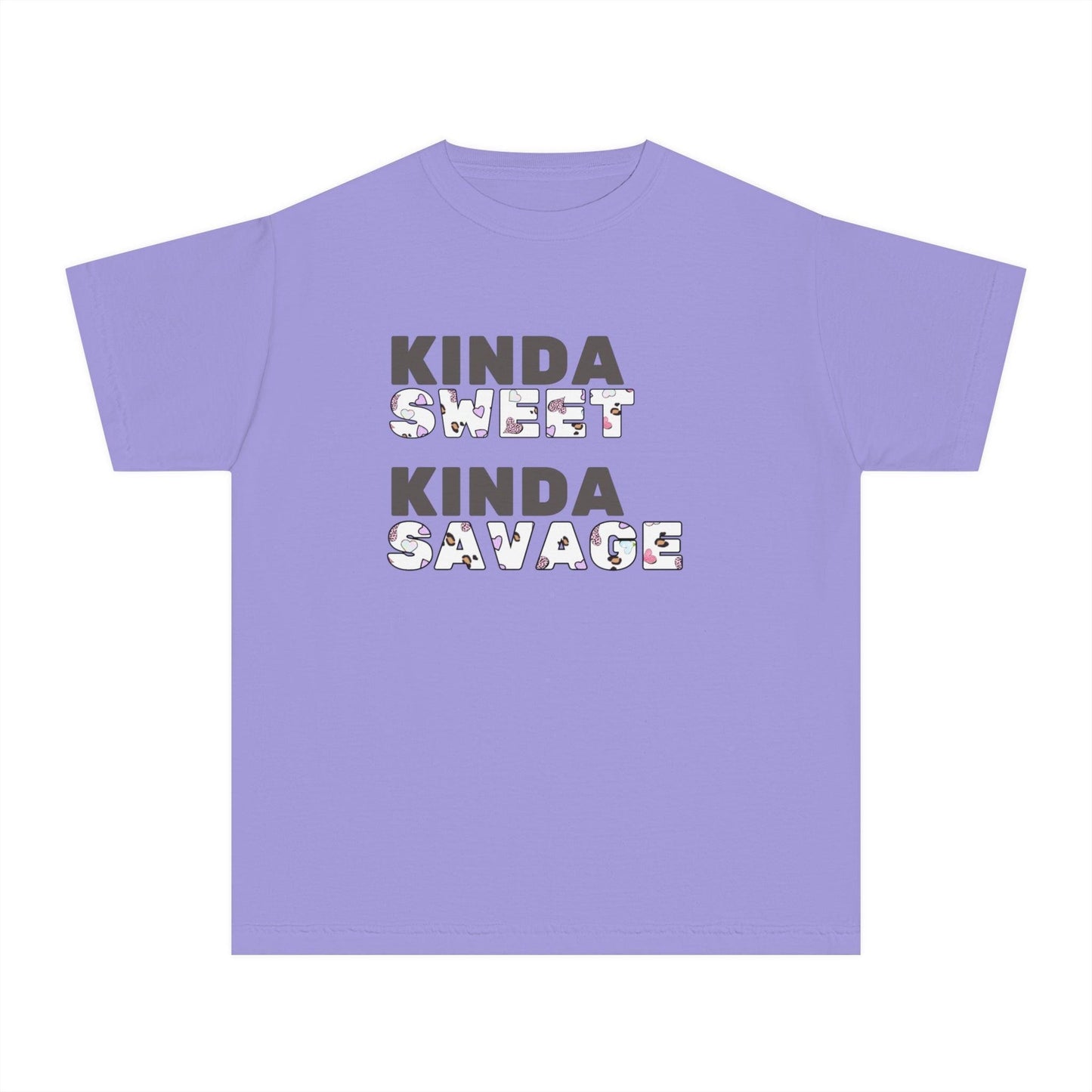 ✨ Kinda SWEET Kinda SAVAGE 😎 Youth Midweight Tee 💖 - Whippie's