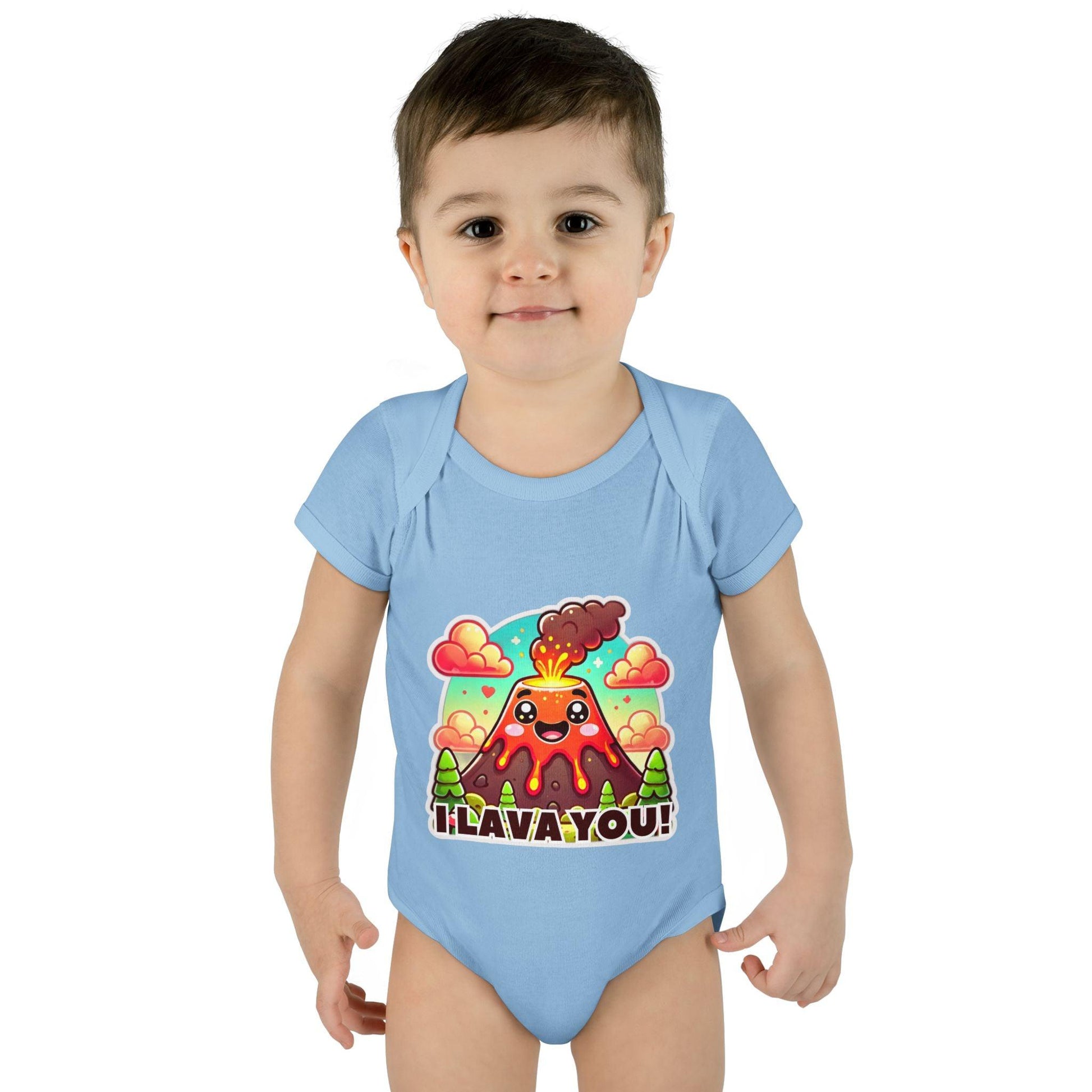 I Lava You - Baby Onesie ❤️🌋 - Whippie's