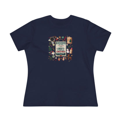 Warning: Uncontrollable Urge to Craft - Women's Softstyle Tee - Whippie's