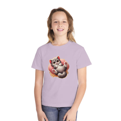 😻 Kitten Cuddle Time 💖 Youth Midweight Tee ✨ Purr-fectly adorable! - Whippie's