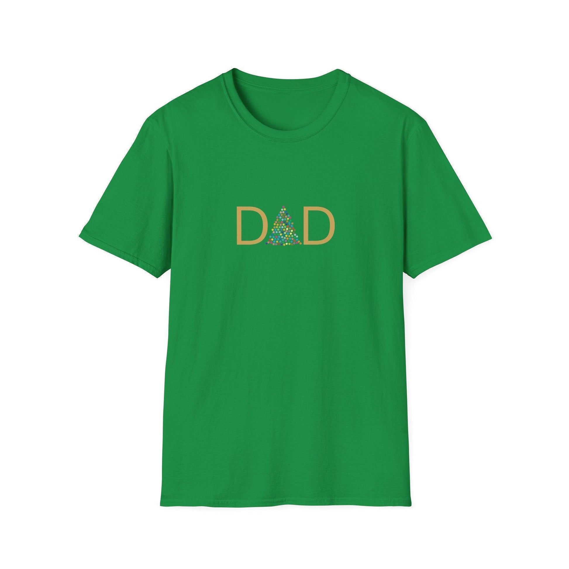 DAD 🎄 - Golden Christmas Dad! ✨🎁- Mens Softstyle T-shirt - Whippie's