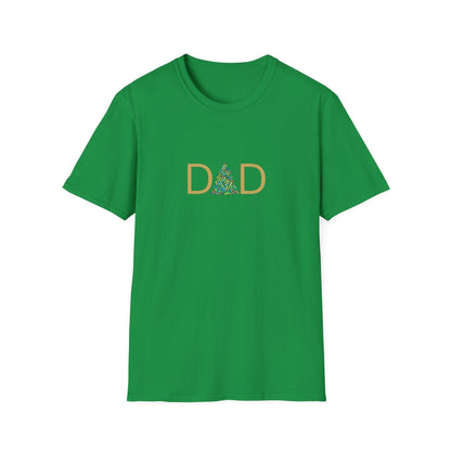 DAD 🎄 - Golden Christmas Dad! ✨🎁- Mens Softstyle T-shirt - Whippie's