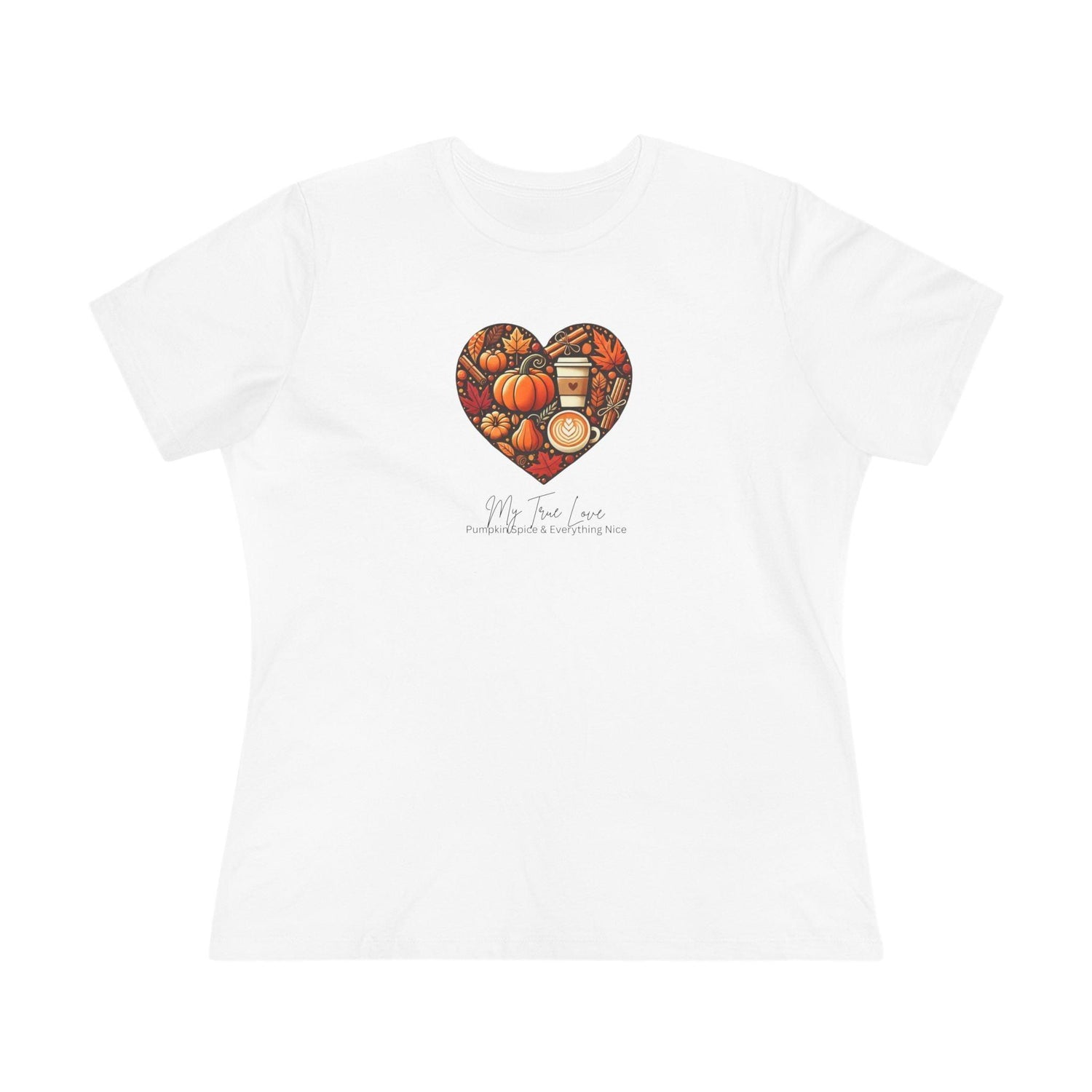 My True Love, Pumpkin Spice and Everything Nice - Women's Softstyle Tee - Whippie's