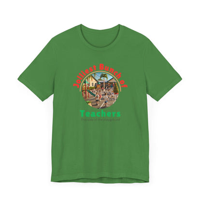 🌴 Jolly Bunch of Teachers ☀️ Unisex Jersey Tee 🧑‍🏫 - Tropical Winter - Whippie's