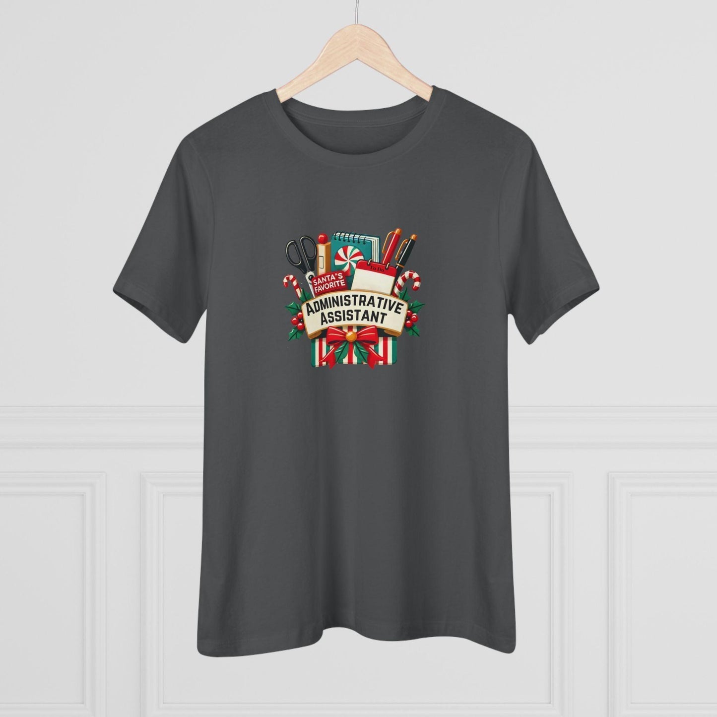 Santa's Favorite Administrative Assistant - Women's Softstyle Tee - Whippie's