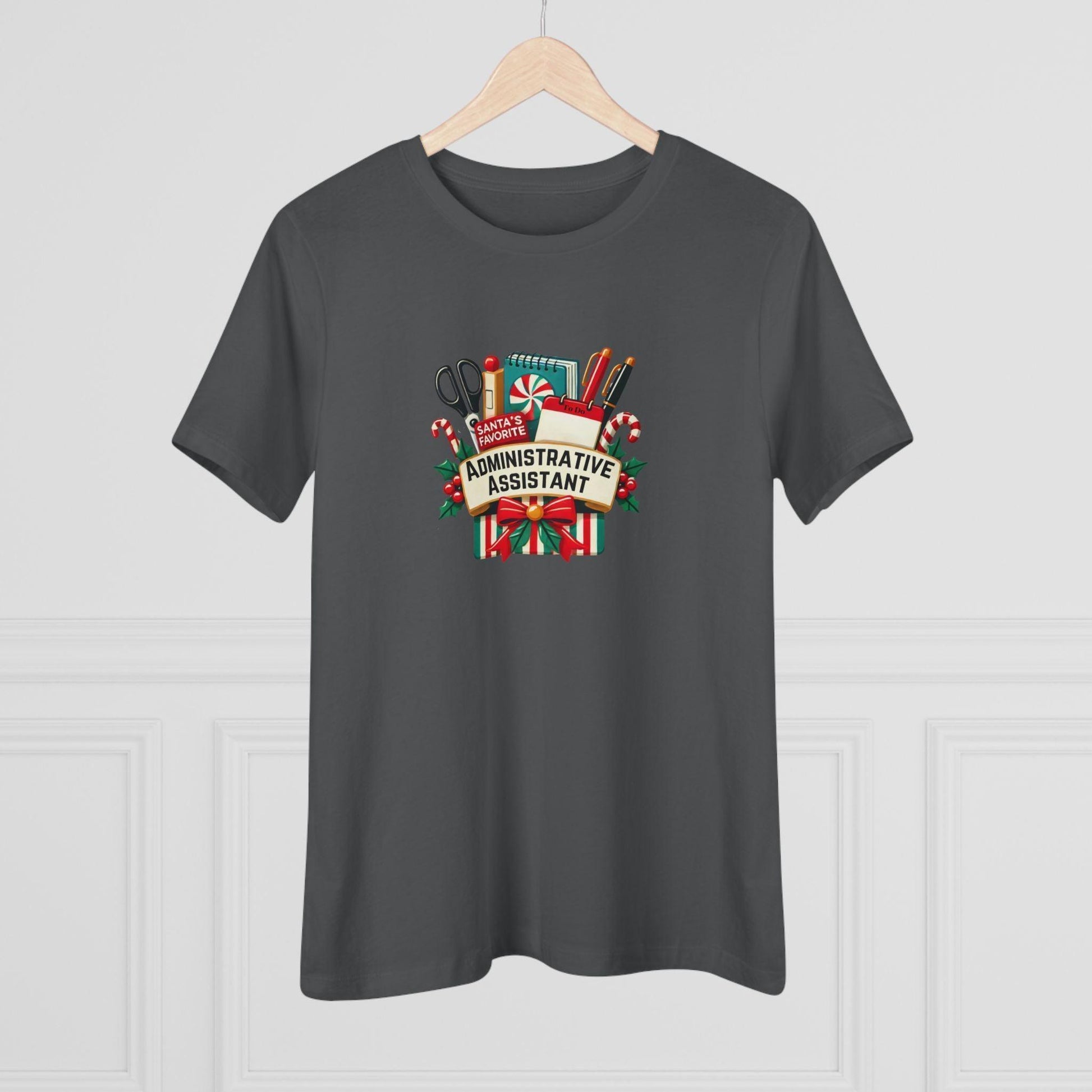 Santa's Favorite Administrative Assistant - Women's Softstyle Tee - Whippie's