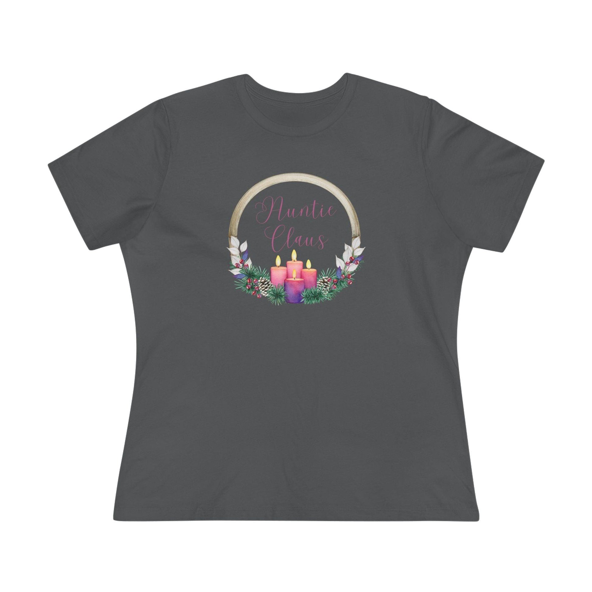 Auntie Claus - Christmas Cheer! 🤶🎄 Women's Softstyle Tee - Whippie's