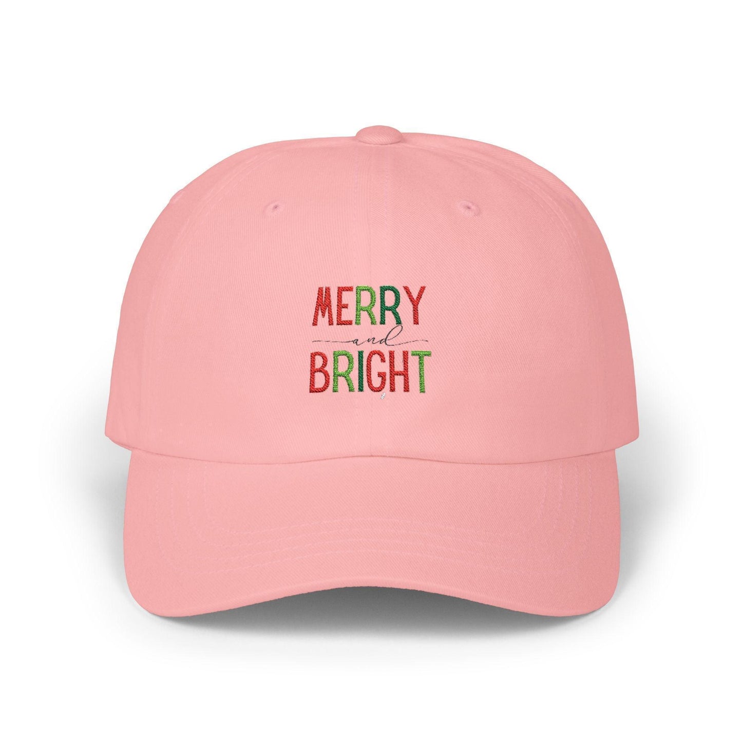 Merry and Bright - Embroidered Baseball Cap 🌈✨ - Whippie's