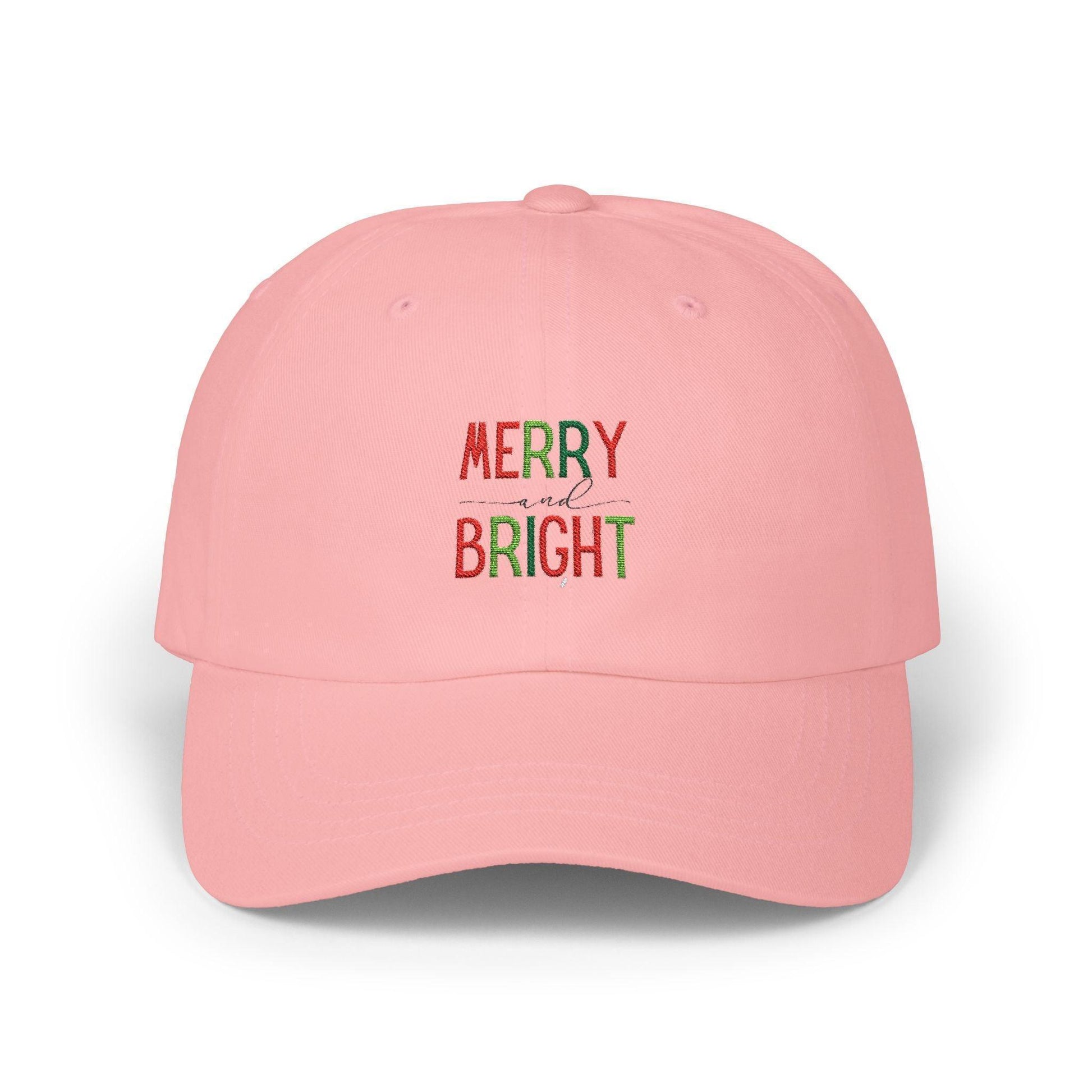 Merry and Bright - Embroidered Baseball Cap 🌈✨ - Whippie's