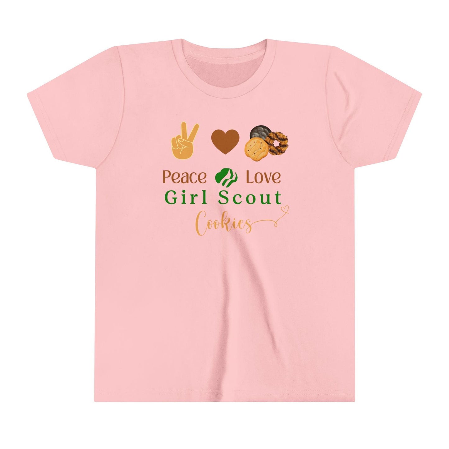 Peace, Love & Cookies Youth Tee - Spread the Love (and Cookies)! ✌️💖🍪 - Whippie's
