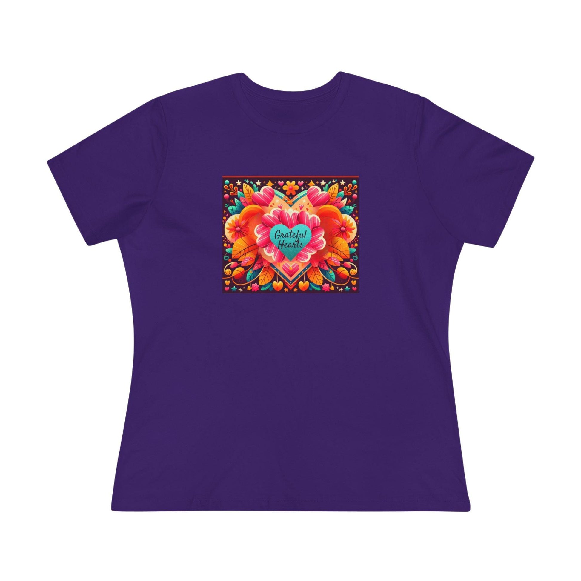Grateful Hearts - A Celebration of Love and Gratitude 🧡💛❤️ - Women's Softstyle Tee - Whippie's