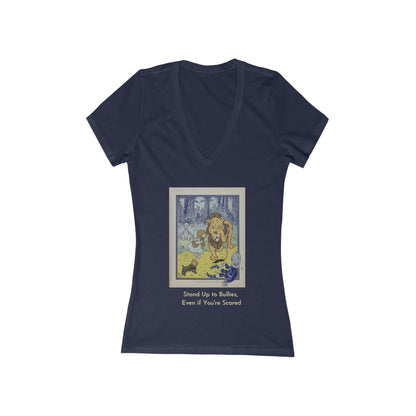 Wizard of Oz Tee - Stand Up to Bullies Women's Deep V-Neck Tee