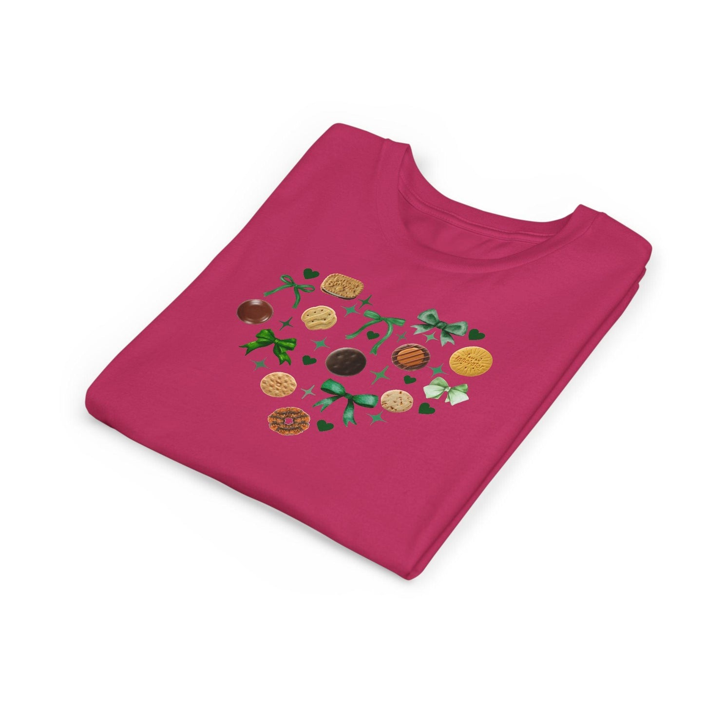 Girl Scout Heart Tee - Sweet Success! 💚🍪 Youth Tee - Whippie's