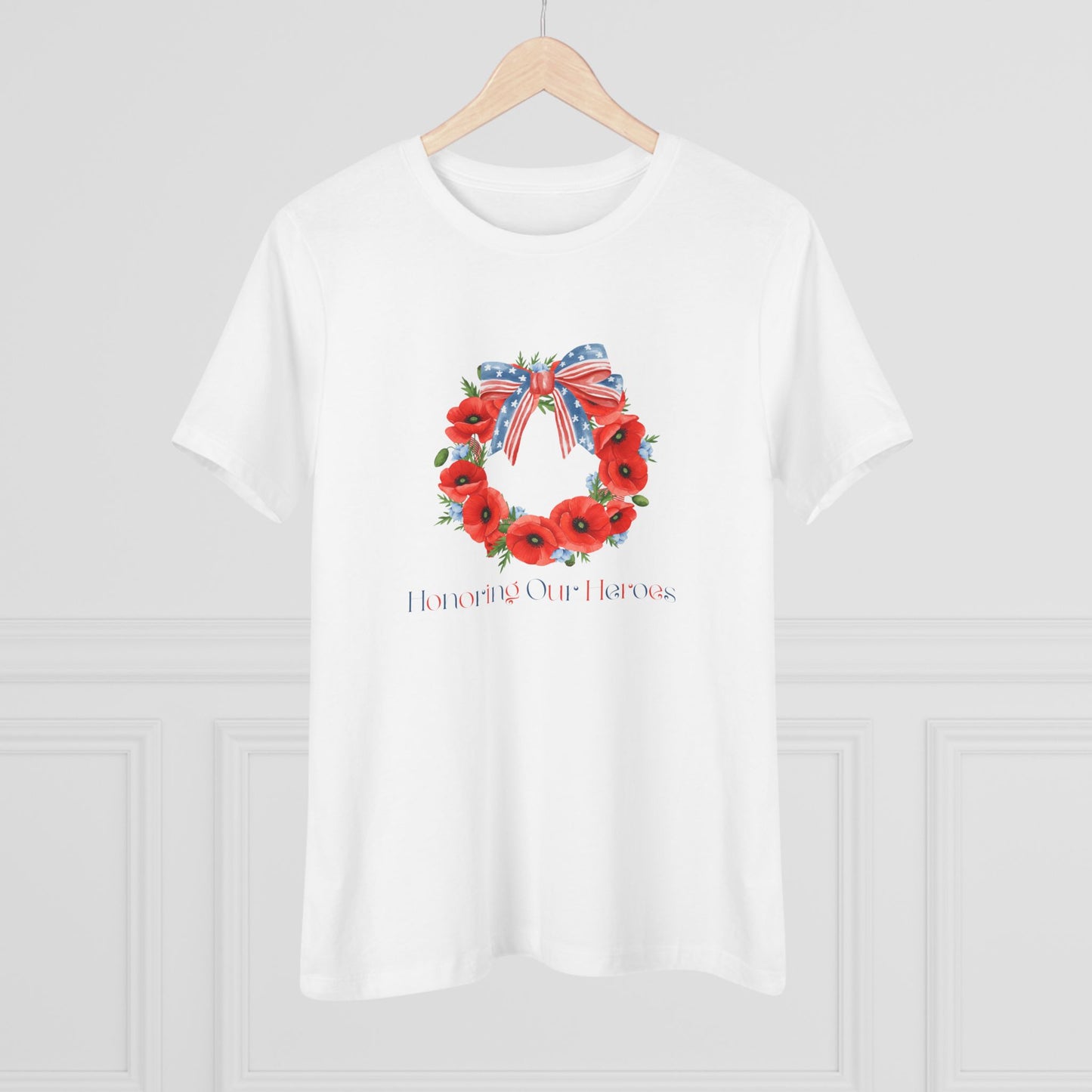 Memorial Day 'Honoring Our Heroes' Wreath - Women's Tee