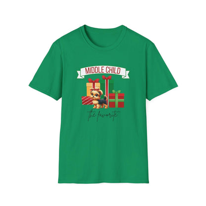 Middle Child, The Favorite 🎁🐶 Yorkie - Unisex Tee! 🎁👑 - Whippie's