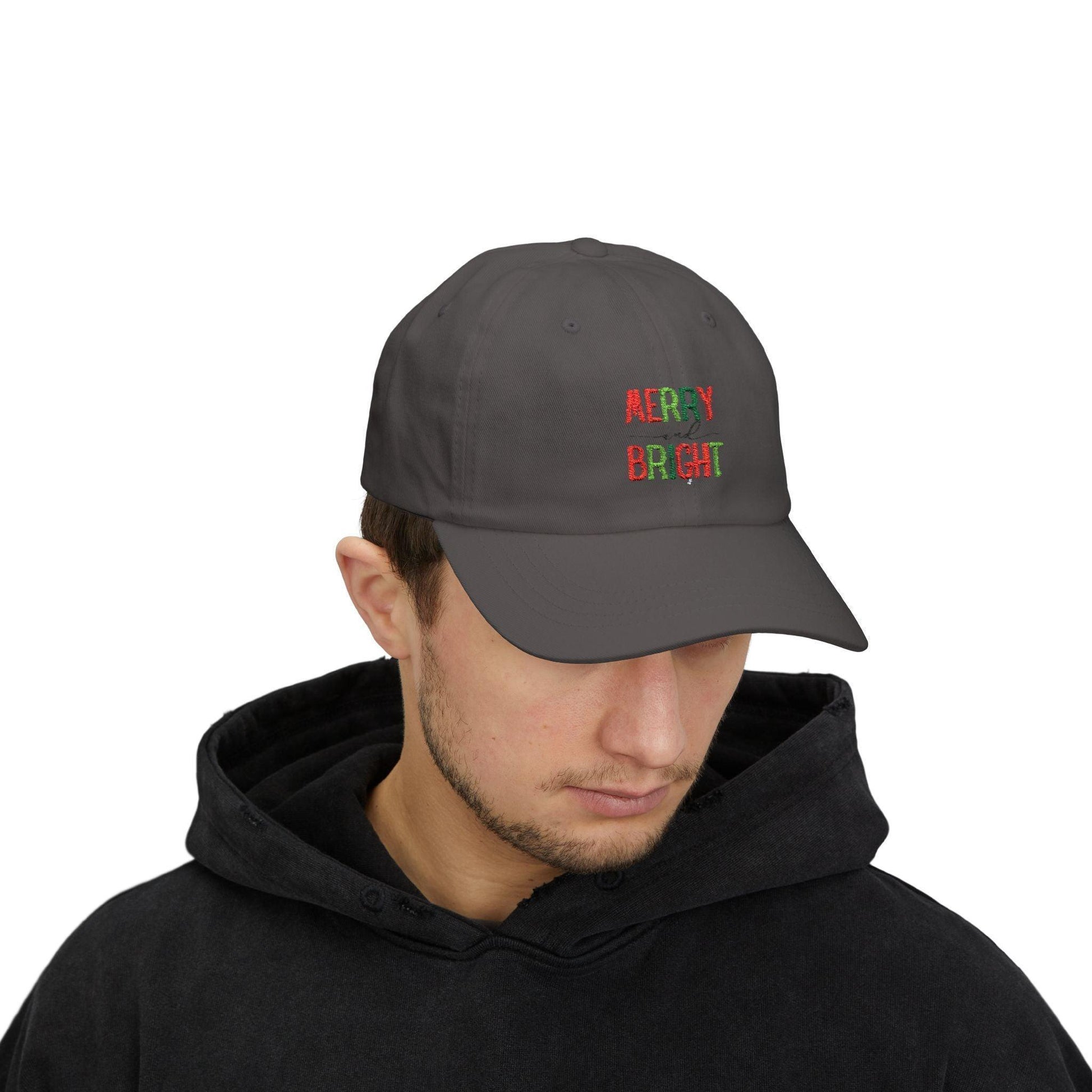 Merry and Bright - Embroidered Baseball Cap 🌈✨ - Whippie's