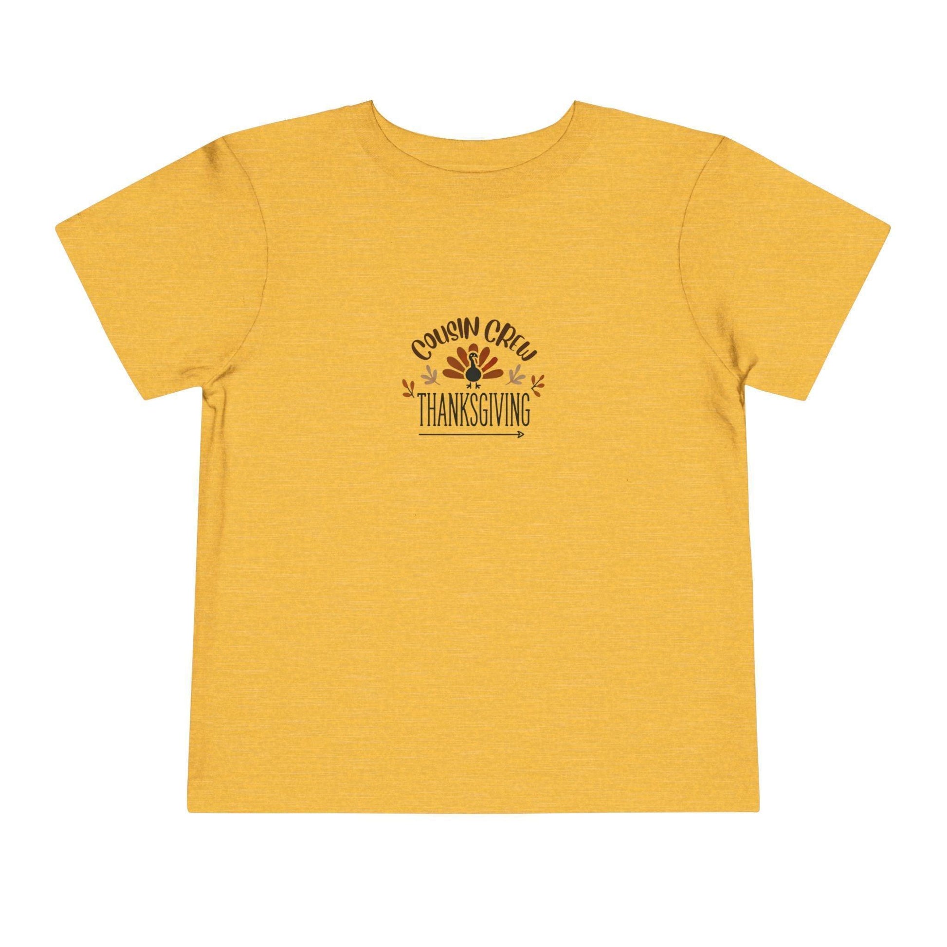 Thanksgiving Cousin Crew - Toddler Short Sleeve Tee - Whippie's