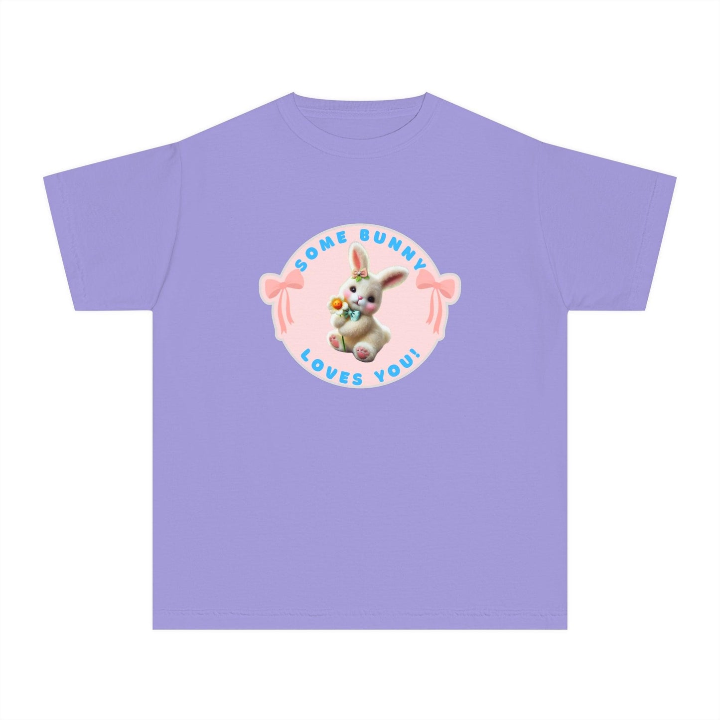 Some Bunny Loves You Youth Midweight Tee - Hop into Easter with Adorable Style! 🐰💖 - Whippie's